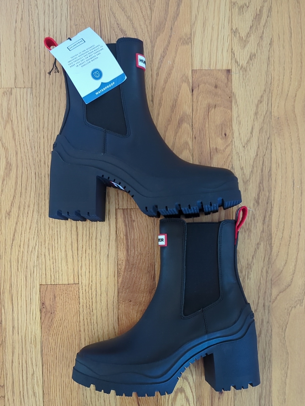 Hunter Black Miana Waterproof Chelsea Boot